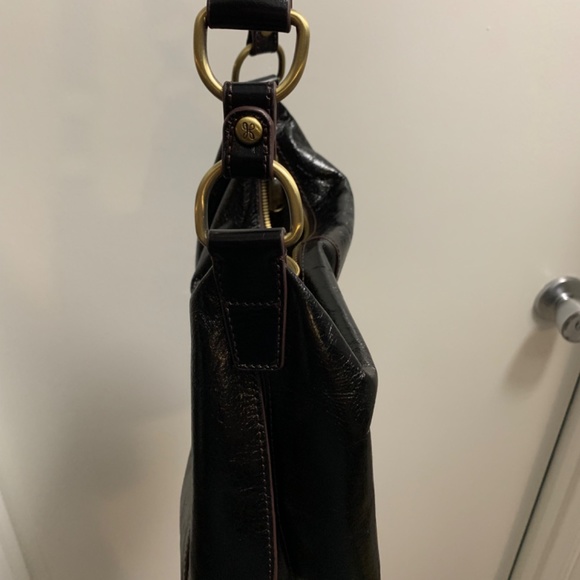 HOBO Black Polished Genuine Leather Bag - Picture 4 of 6
